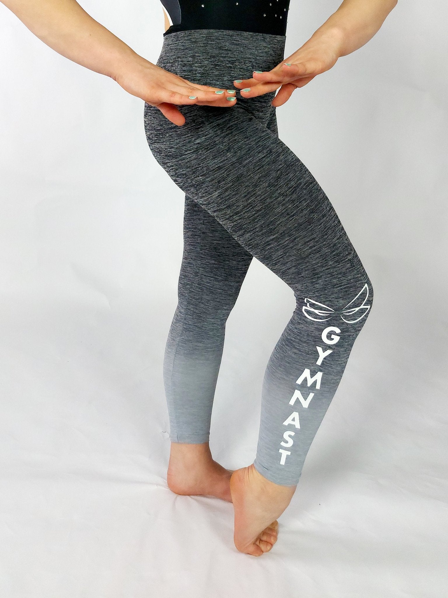 Grey ombre leggings hotsell