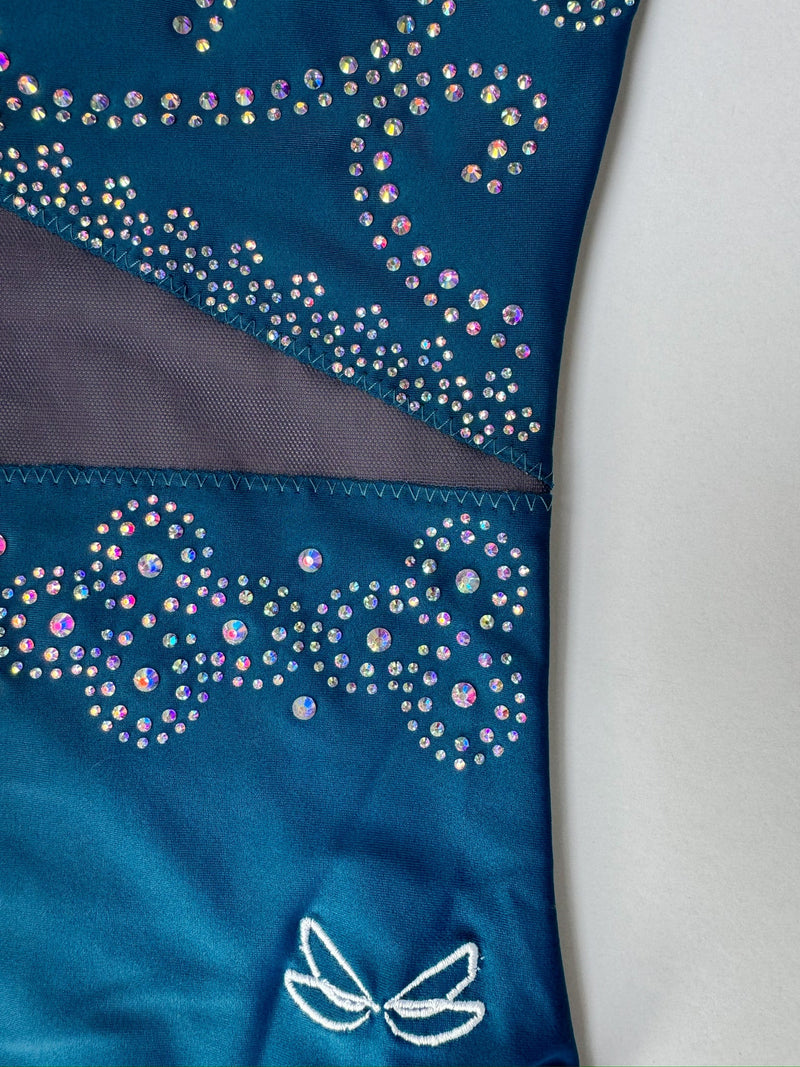 Beautiful Aqua Leotards | Aqua Magic Gymnastics | Dragonfly Leotards