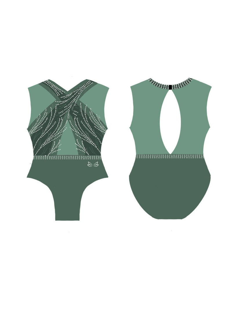 Evergreen - PRE - SALE - Dragonfly Leotards - Girls leotard