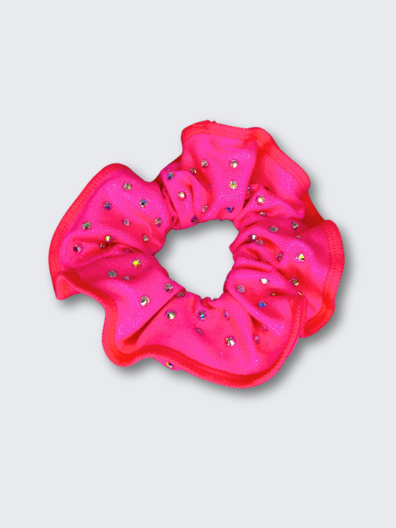 Neon Pink Scrunchie - Dragonfly Leotards - Hair accessories