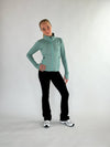 Powder Blue Ultimate Long Sleeve Full Zip Top - Dragonfly Leotards - Girls leotard