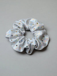 Silver Holo Scrunchie - Dragonfly Leotards - Hair accessories