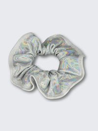 Silver Holo Scrunchie - Dragonfly Leotards - Hair accessories